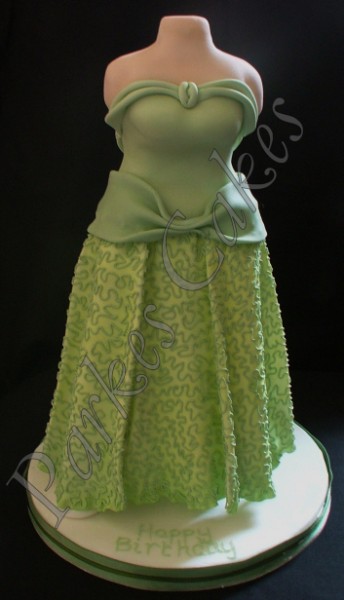 dress birthday cake